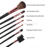 Goldilocks 7 Pcs Makeup Brush Set - Atherie