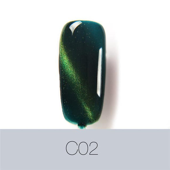 I Am Nocturnal Green 3D Gel Polish - Atherie